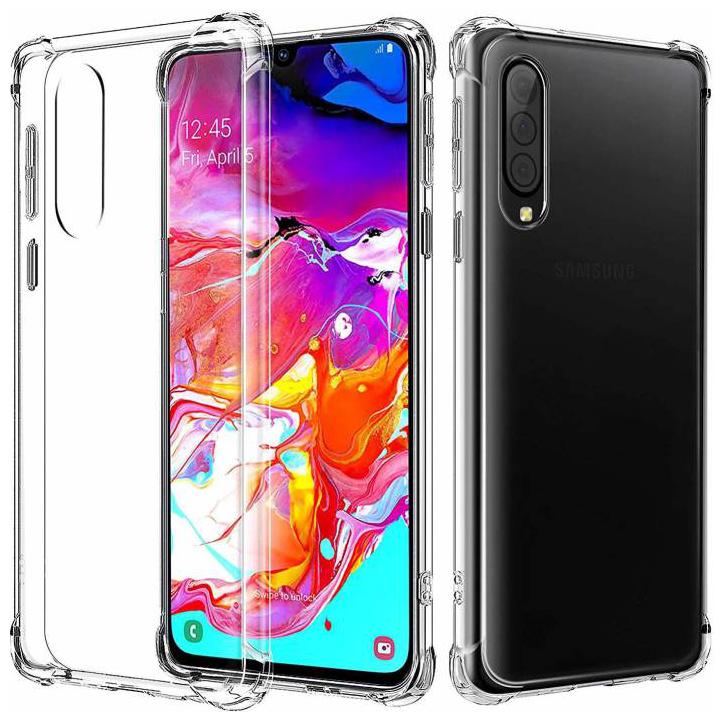 

BIG CAT Silicone Soft Back Cover For Samsung Galaxy A70 ( Transparent )