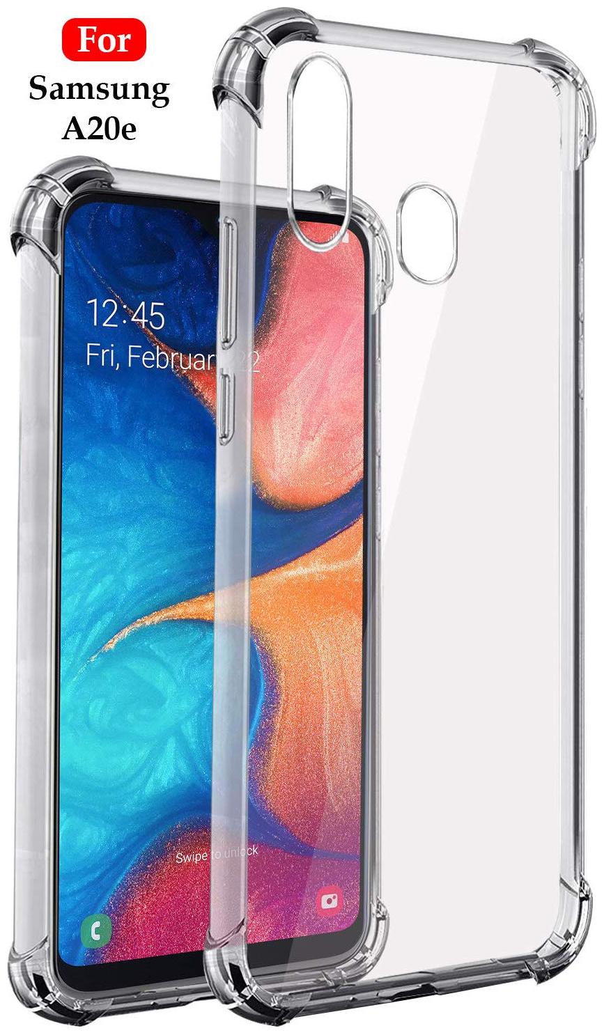 

BIG CAT Silicone Back Cover For Samsung Galaxy A20e ( Transparent )