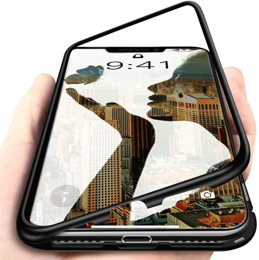 CREATIVO Metal Glass Back Cover For Samsung Galaxy S7 Edge Black by Candys Cart