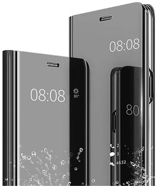 Buy Samsung Galaxy J7 Pro Cover Clear View Mirror Flip Case Black Shock Proof Artificial Leather Glass Online At Low Prices In India Paytmmall Com