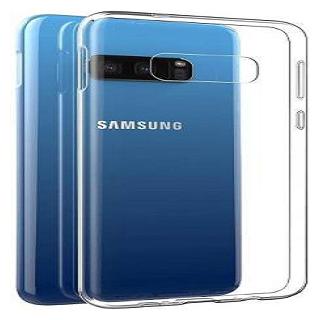 

Nimmika Enterprises Silicone Back Cover For Samsung Galaxy S10e ( Transparent )