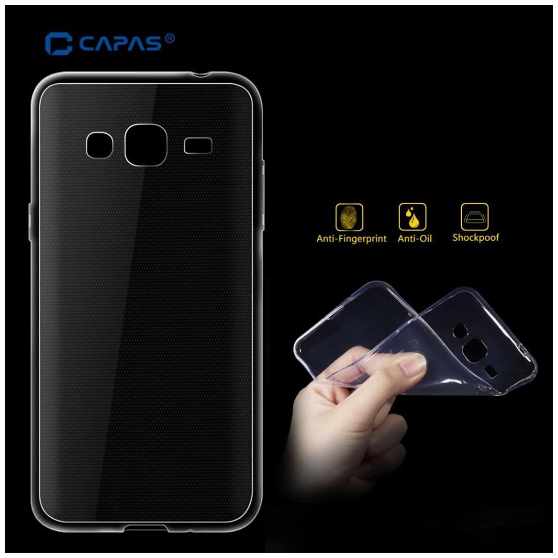 

samsung galaxy J2 2016 transparent back cover