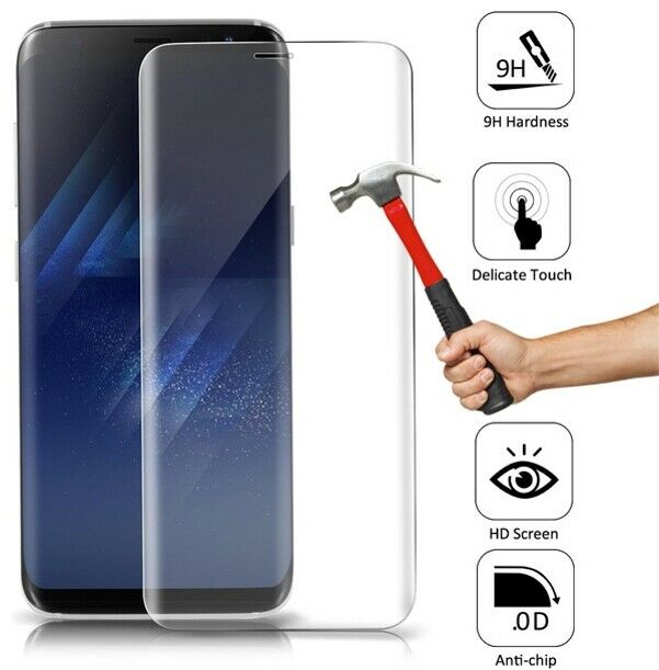 

Samsung Galaxy S8 - Full Cover Curved Edge Tempered Glass Screen Protector 9H