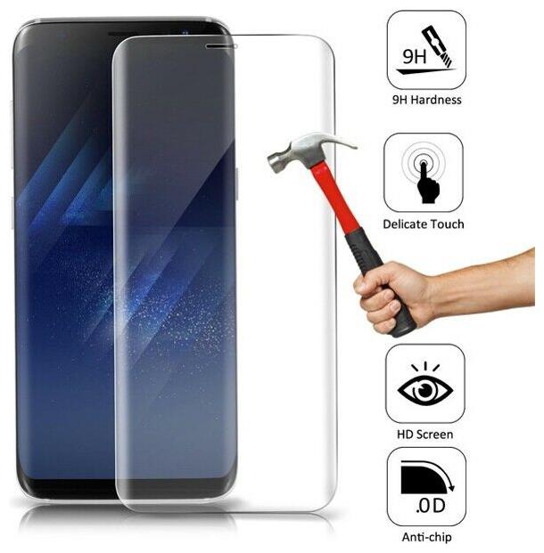 

Samsung Galaxy S8 - Full Cover Curved Edge Tempered Glass Screen Protector 9H