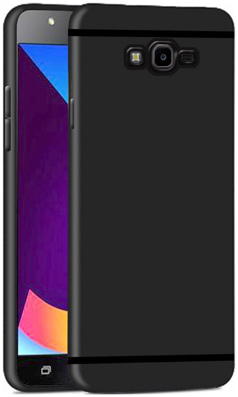 

Accessories Kart Silicone Back Cover For Samsung Galaxy J7 ( Black )