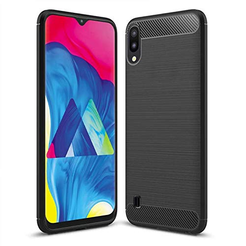 

KHR Rubber Back Cover For Samsung Galaxy M10 ( Black )