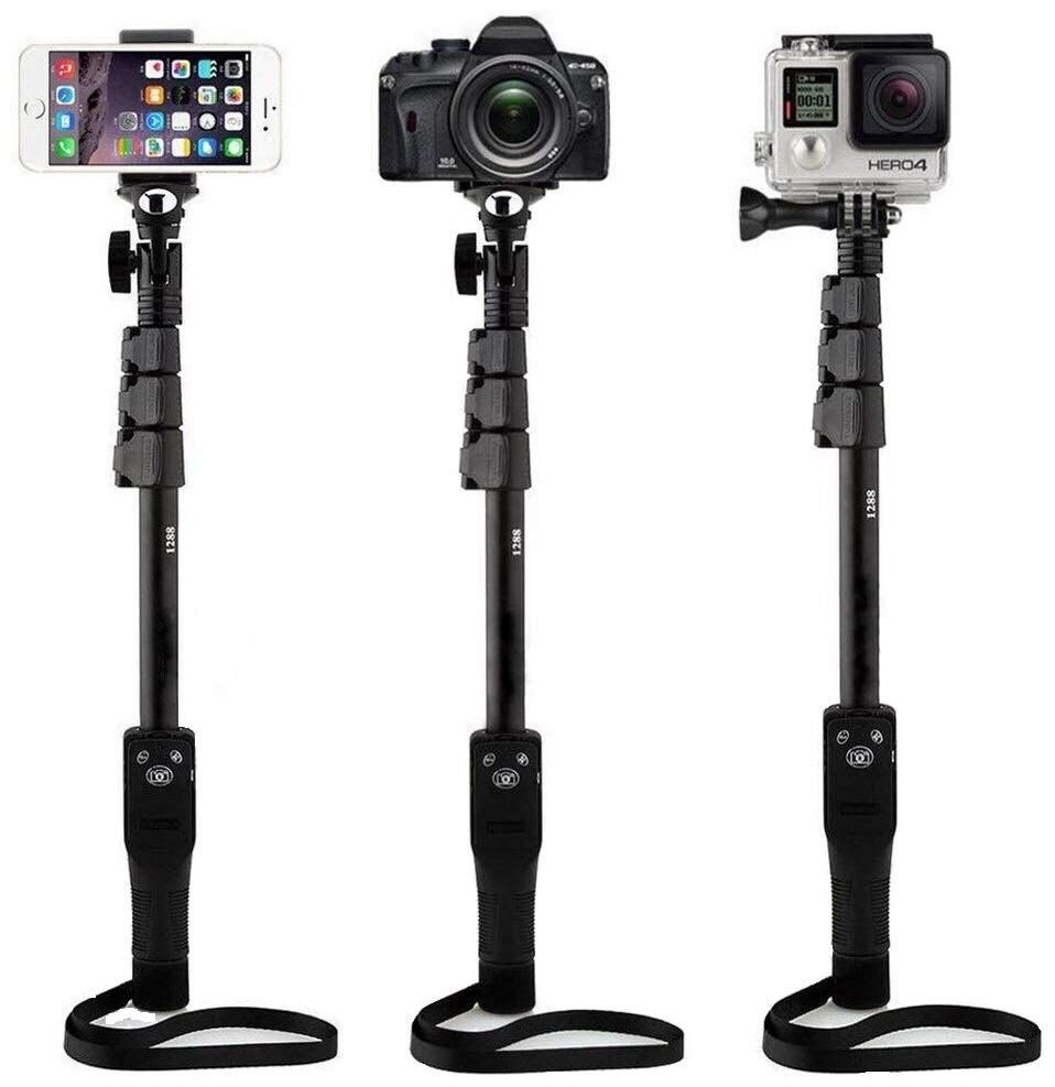 

Selfie Stick with Wireless Bluetooth Remote for iPhone X iPhone XS BY CHG