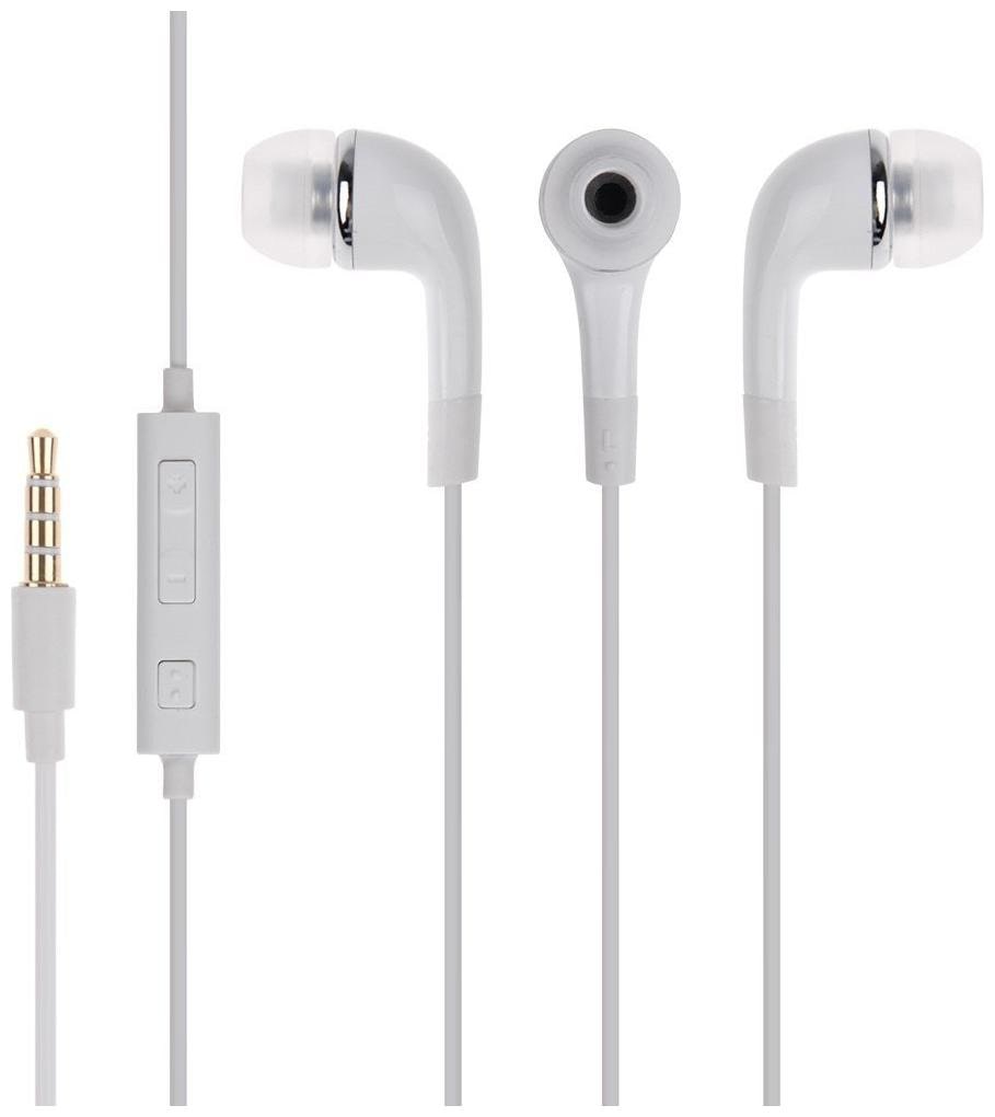 

SELLORIA COMPATIBLE with Mic - 3 5mm Jack YR for Samsung and mi vivo oppo In-Ear Wired Headphone ( White )
