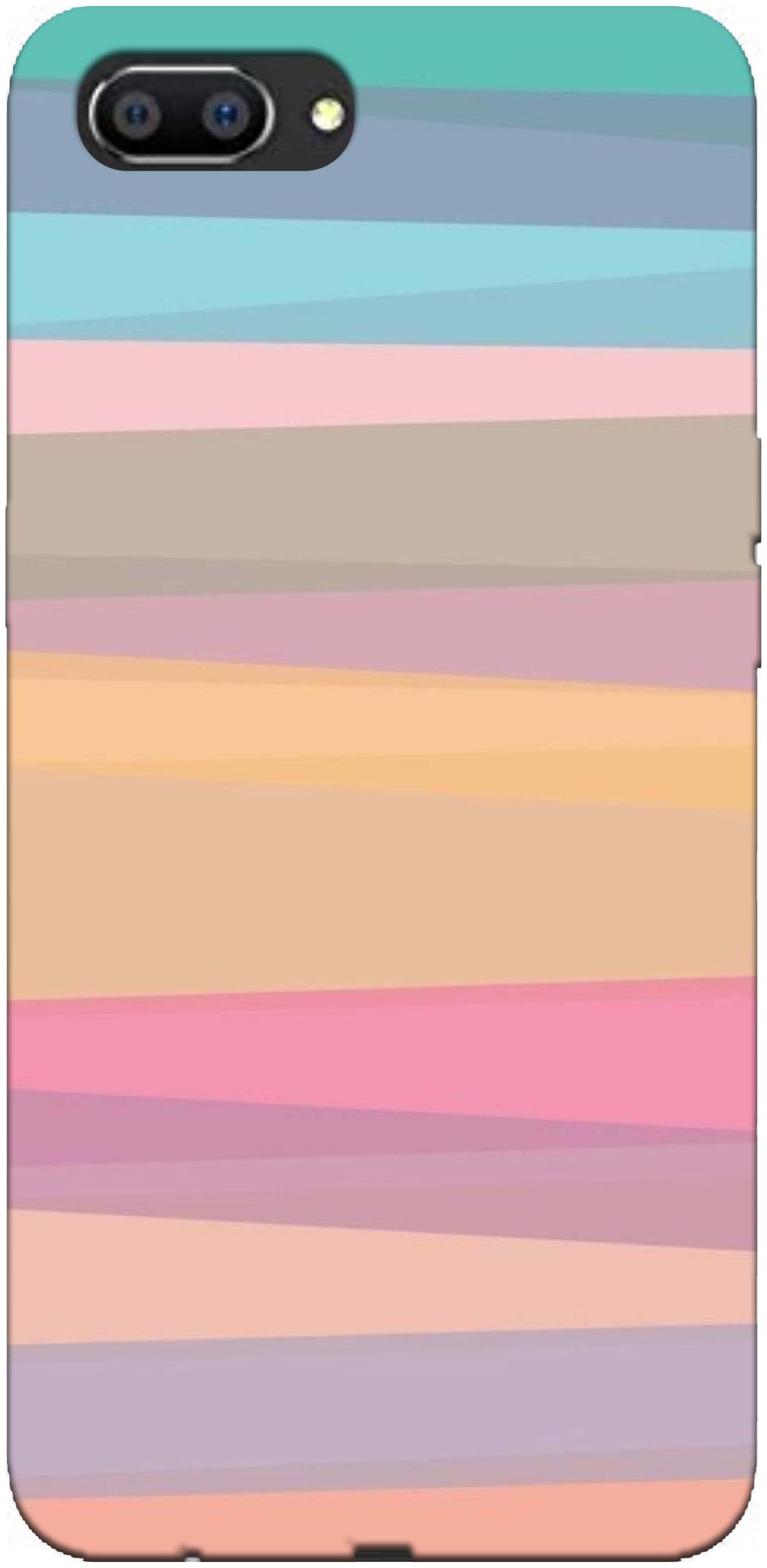 

SES Silicone Designer Back Cover For Realme C1 ( Multi )