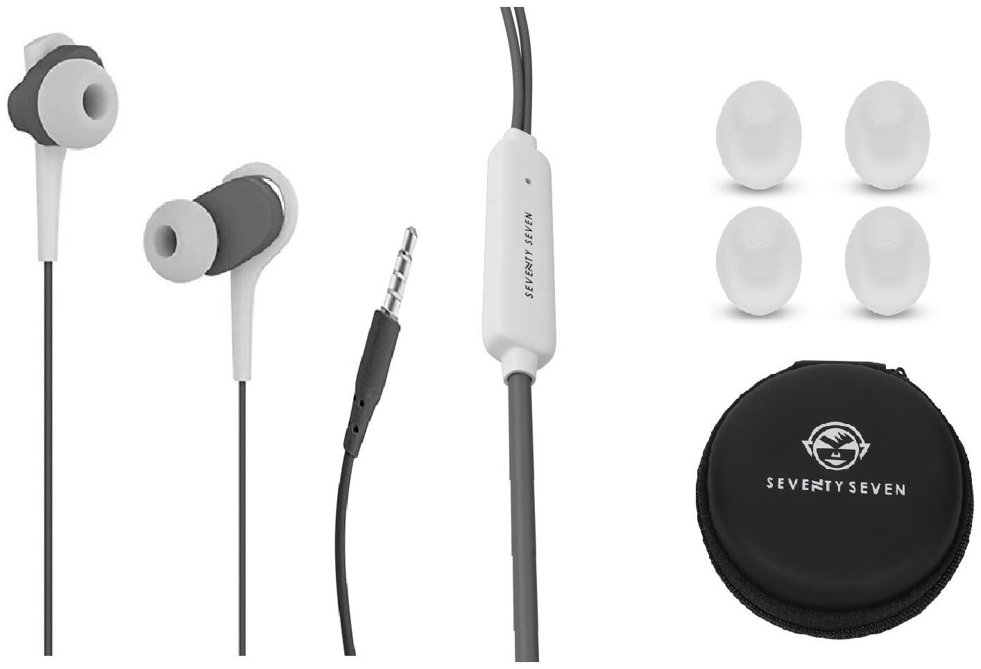 

Seventy Seven E101 In-Ear Wired Headphone ( White )