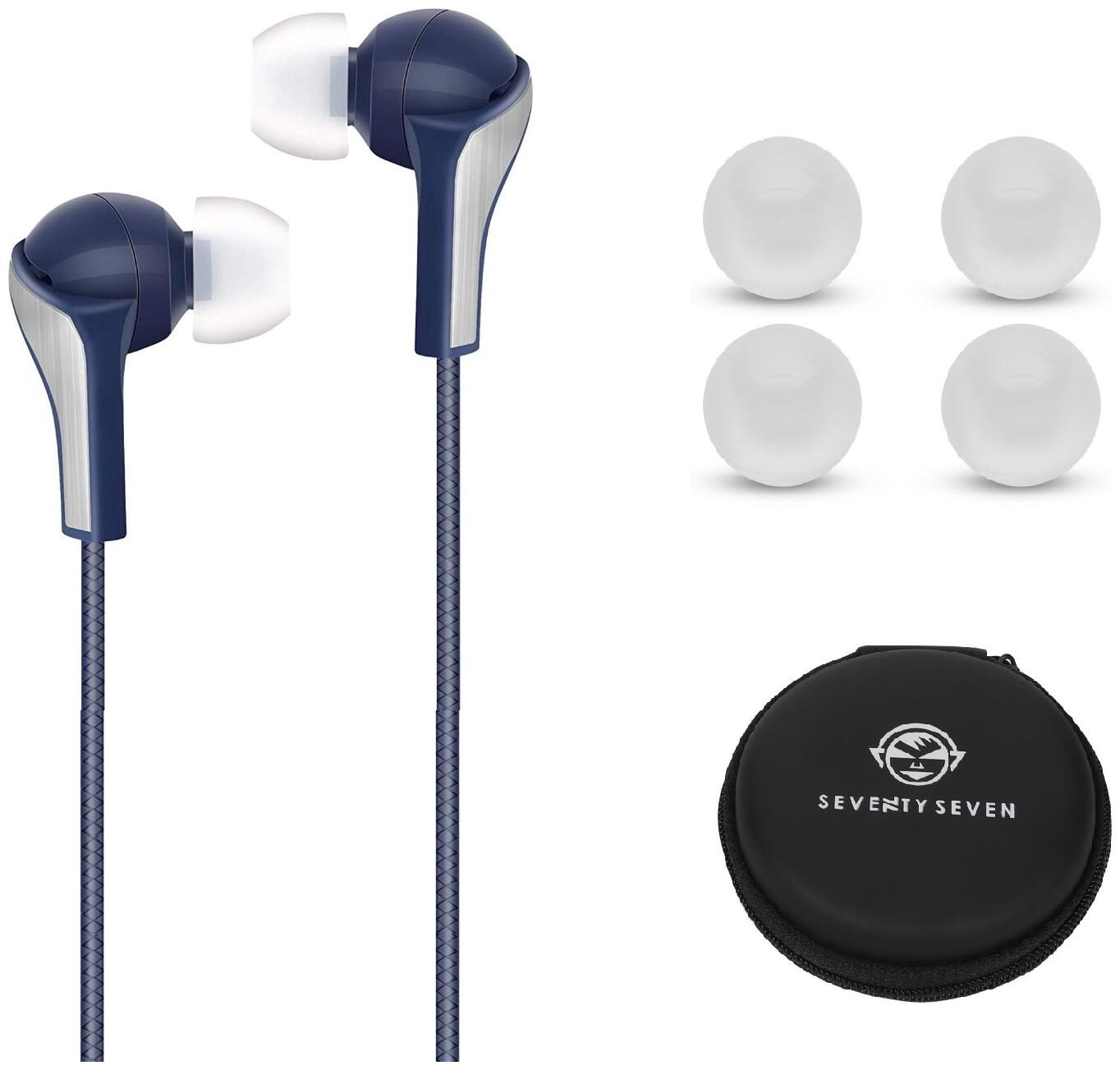

Seventy Seven In-Ear Wired Headphone ( Blue )