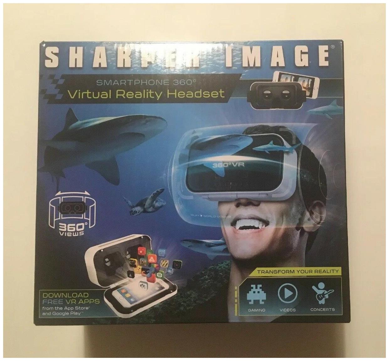 

SHARPER IMAGE Smartphone 360 Virtual Reality Headset Smartphone 360 views