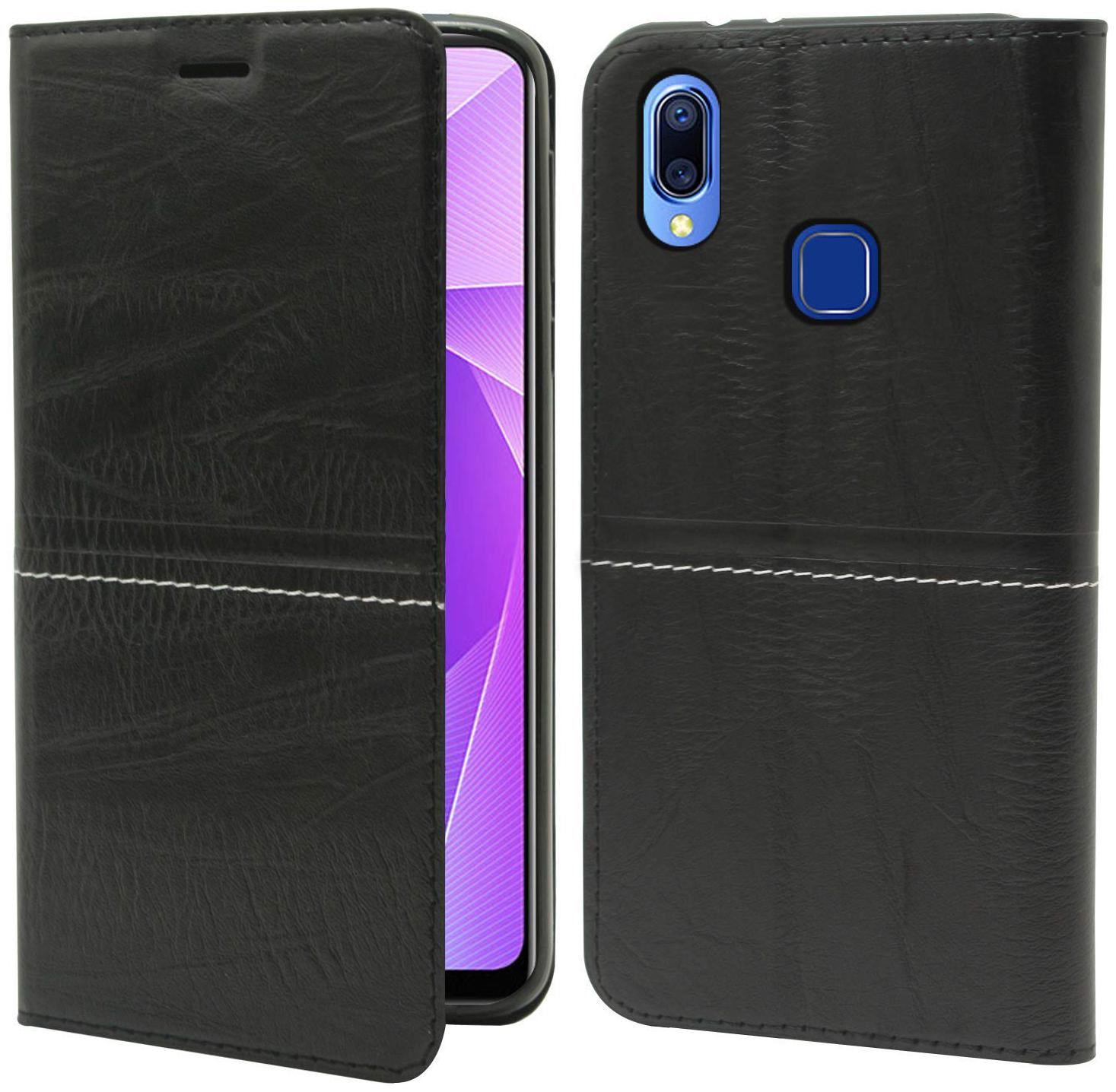 

Shining Stars Faux Leather Flip Cover For Realme 3 Pro ( Black )