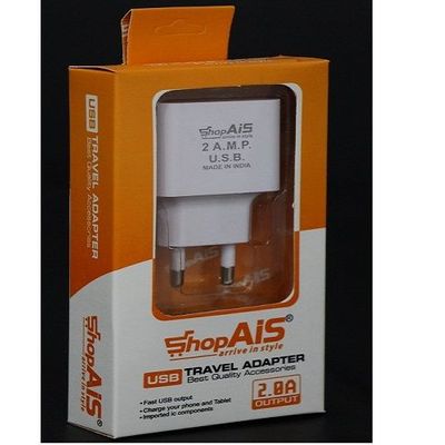 

ShopAIS HTC Desire 516 Compatible Certified Travel Charger kit (2Amp Genuine Output) with 4 months Warranty