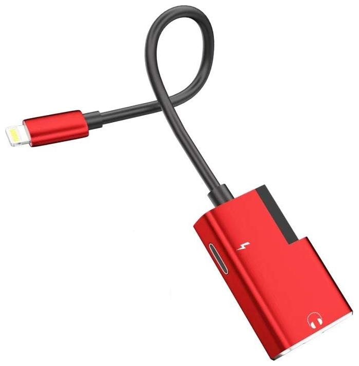 

Shopline Lightning to 3 5 MM Headphone Jack Audio and Charge Splitter Adapter