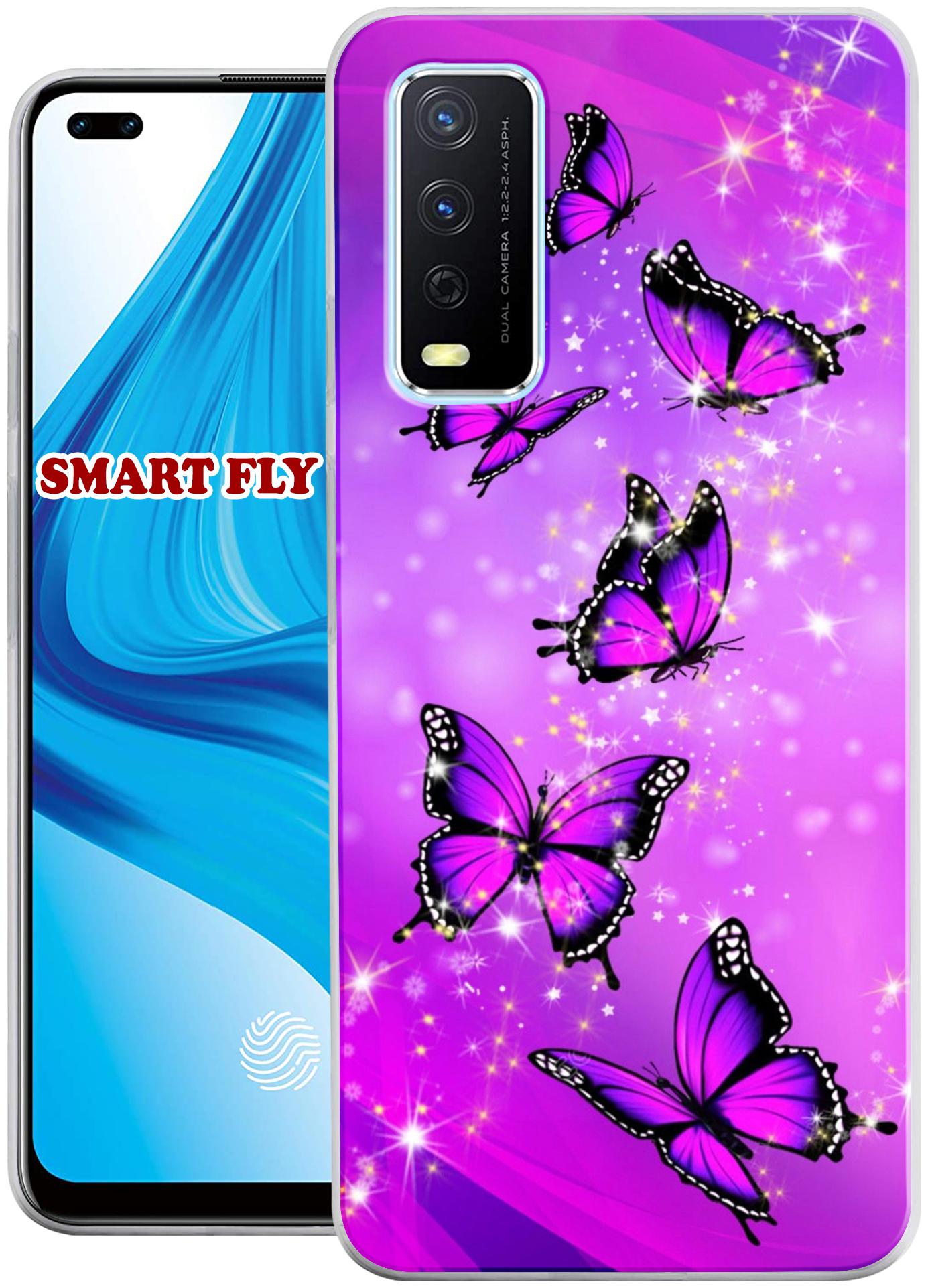 

SMART FLY Silicone Back Cover For VIVO Y20 Multi