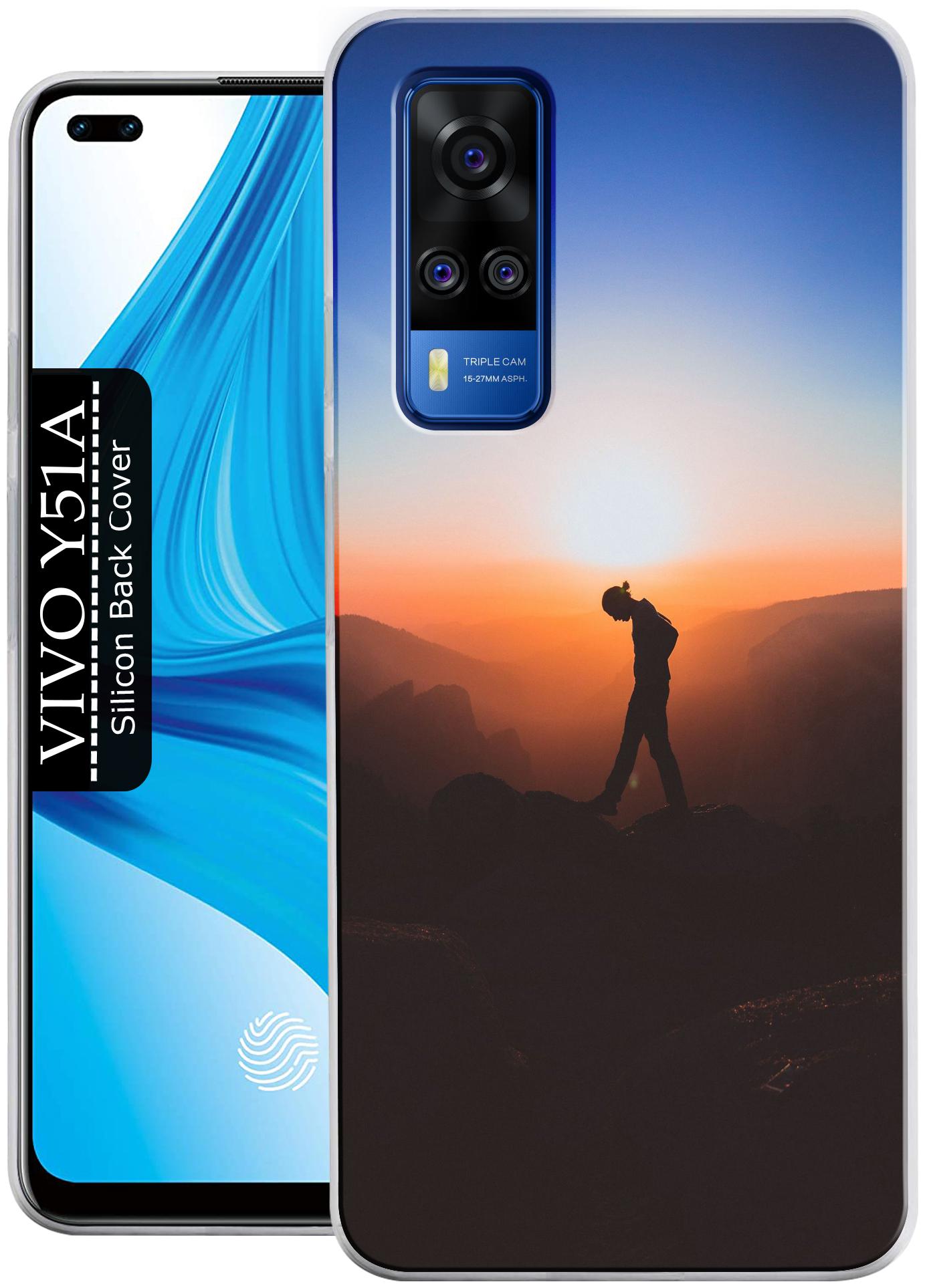 

SMART FLY Silicone Back Cover For VIVO Y51a Multi