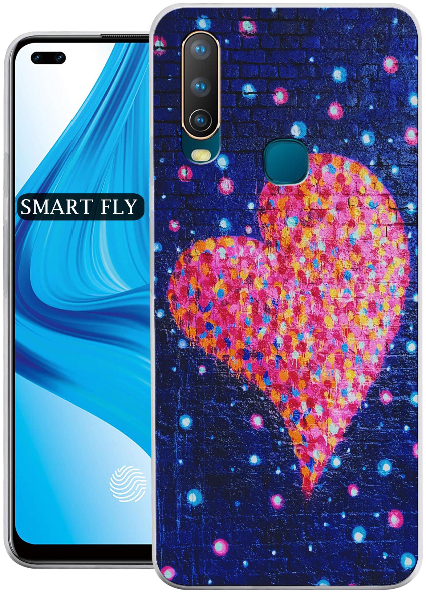 

SMART FLY Silicone Back Cover For Vivo Y15 ( Multi )
