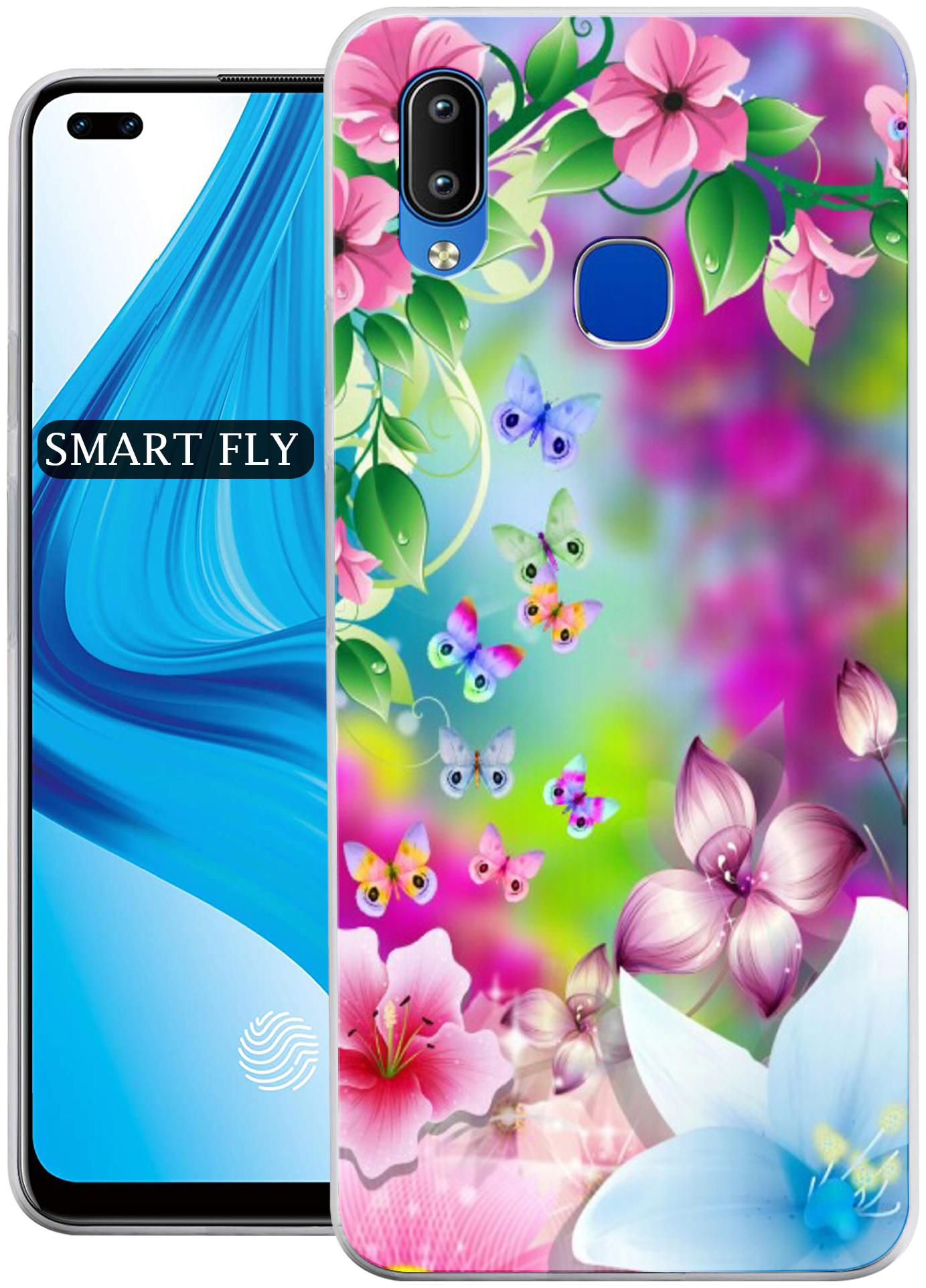 

SMART FLY Silicone Back Cover For Vivo Y91 ( Multi )