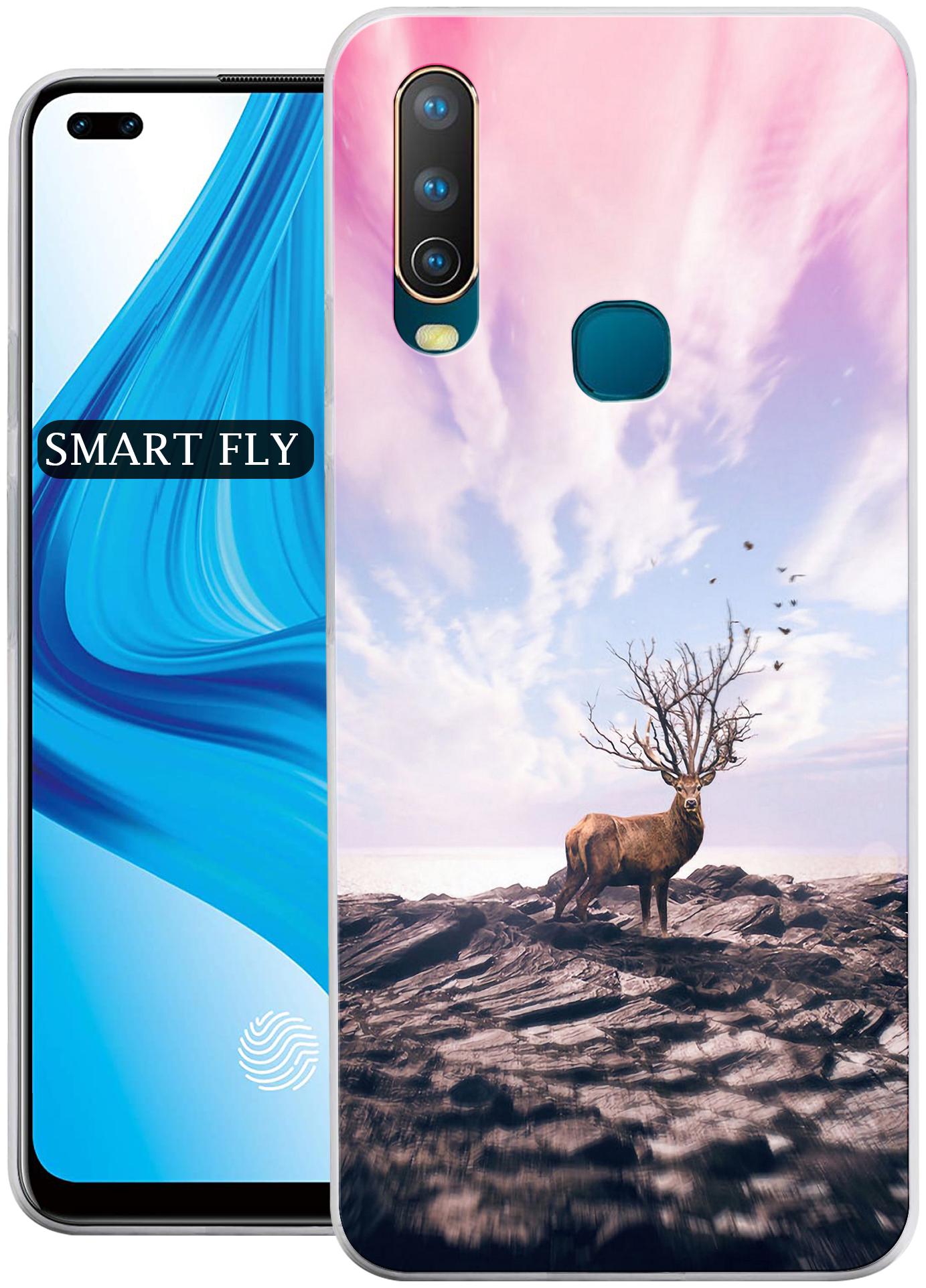 

SMART FLY Silicone Back Cover For Vivo U10 ( Multi )