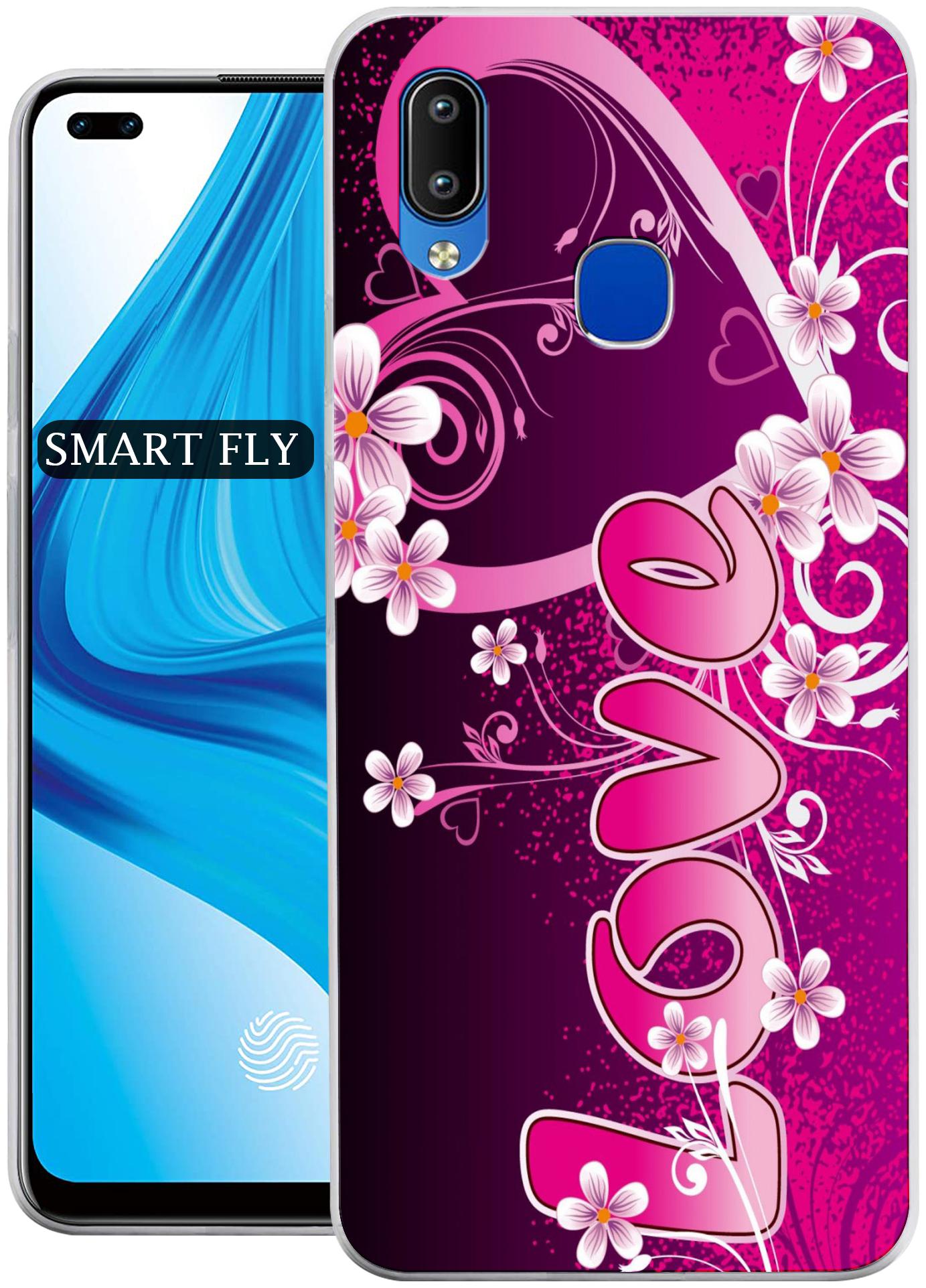 

SMART FLY Silicone Back Cover For Vivo Y91 ( Multi )
