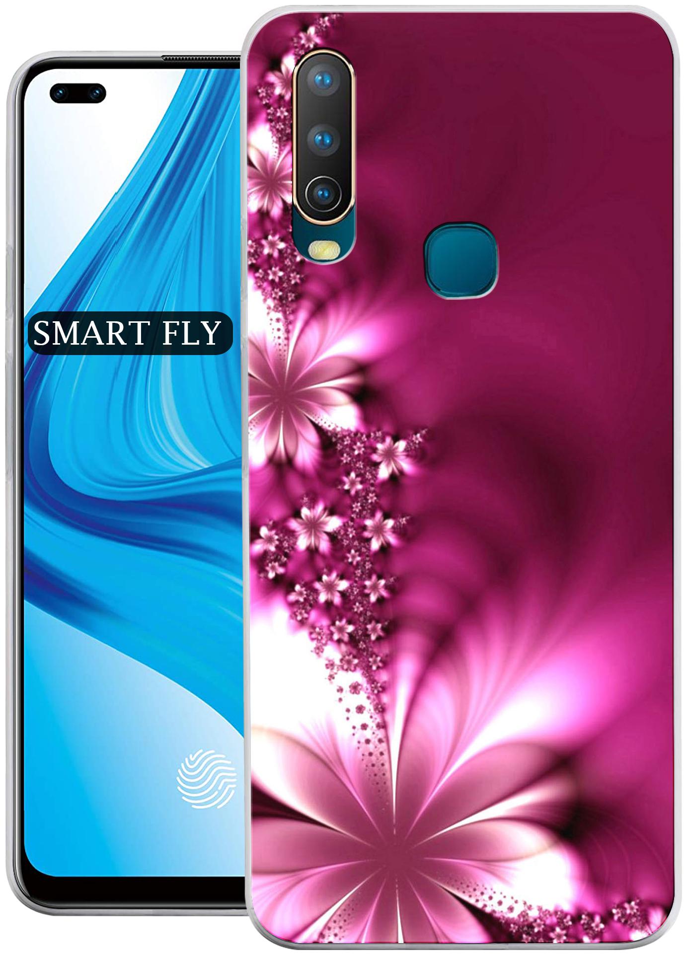 

SMART FLY Silicone Back Cover For Vivo Y12 ( Multi )