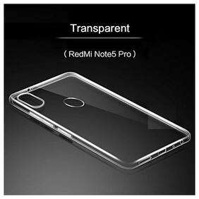 Smartbuy Back Cover for Mi Redmi Note 5 Pro Transparent, Silicon, Rubber