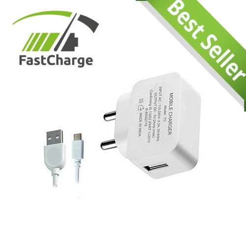 

SNT -2 1AMP SUPERFAST CHARGING Mobile Charger For Smartphone