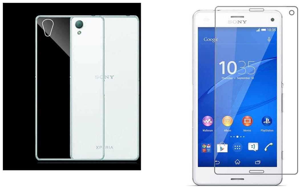 

Sony Xperia T2 Tempered glass with transparent back cover ( 25 D Curved 0 33 mm tempered glass)