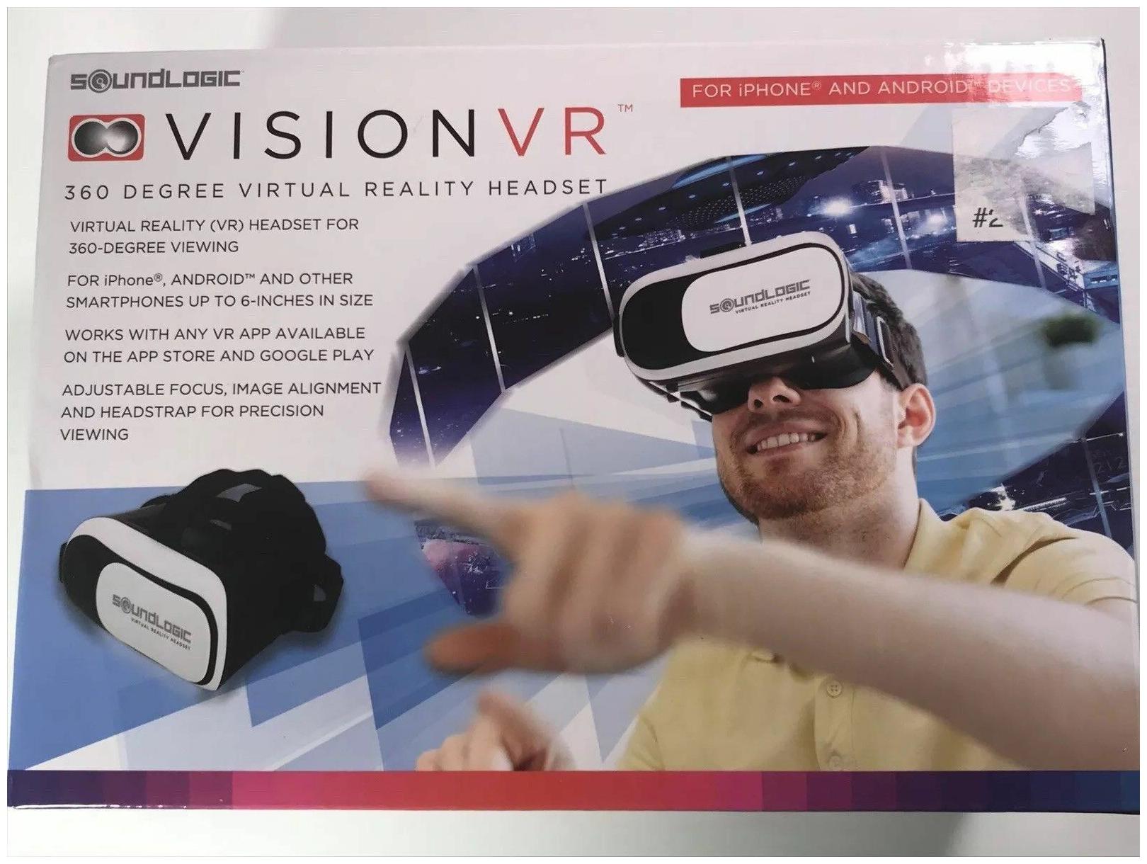 

SoundLogic Vision VR 360 Degree Virtual Reality Headset NIB