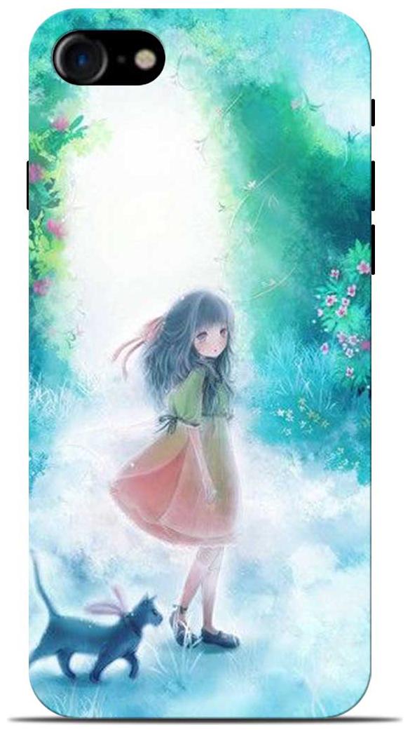 

Sowing Happiness Polycarbonate Designer Back Cover For Apple iPhone SE ( Multi )