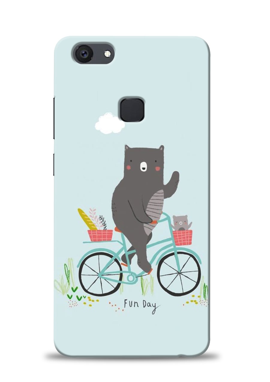 

Sowing Happiness Polycarbonate Designer Back Cover For Vivo V7 ( Multi )