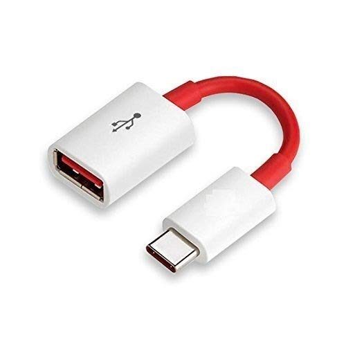 

Speeqo Type-C OTG Cable Headphone Splitter Type-C Cable ( 1 m Red )