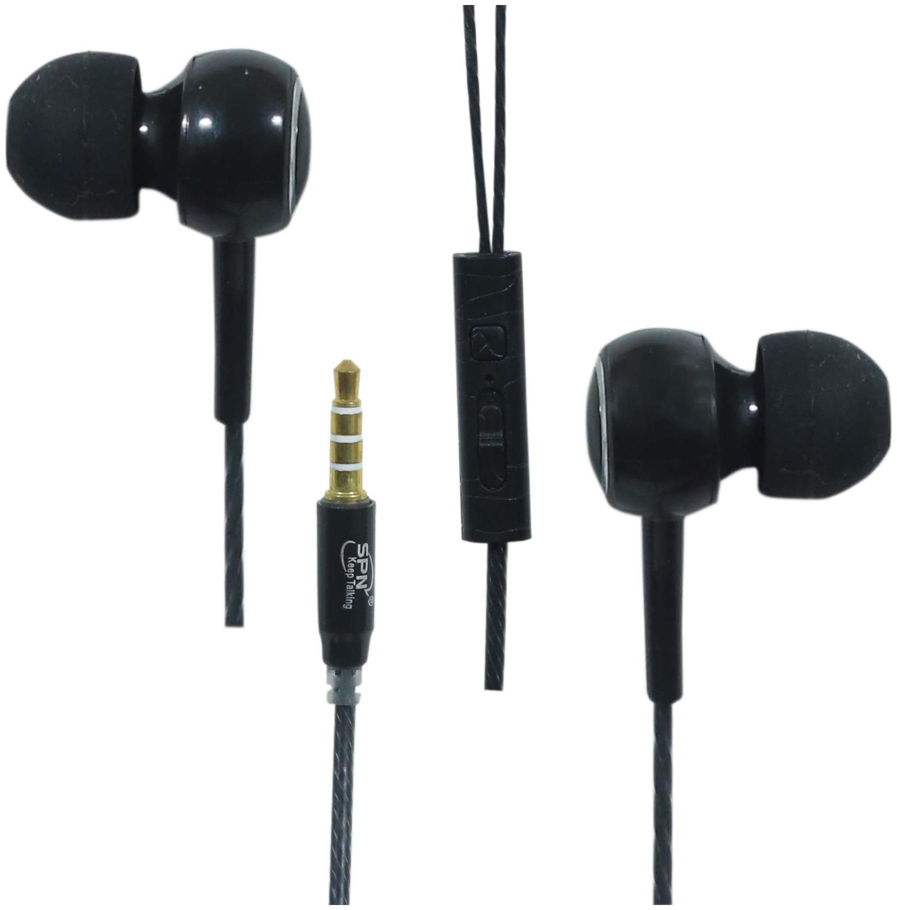 

SPN Sp-55 In-Ear Wired Headphone ( Black )