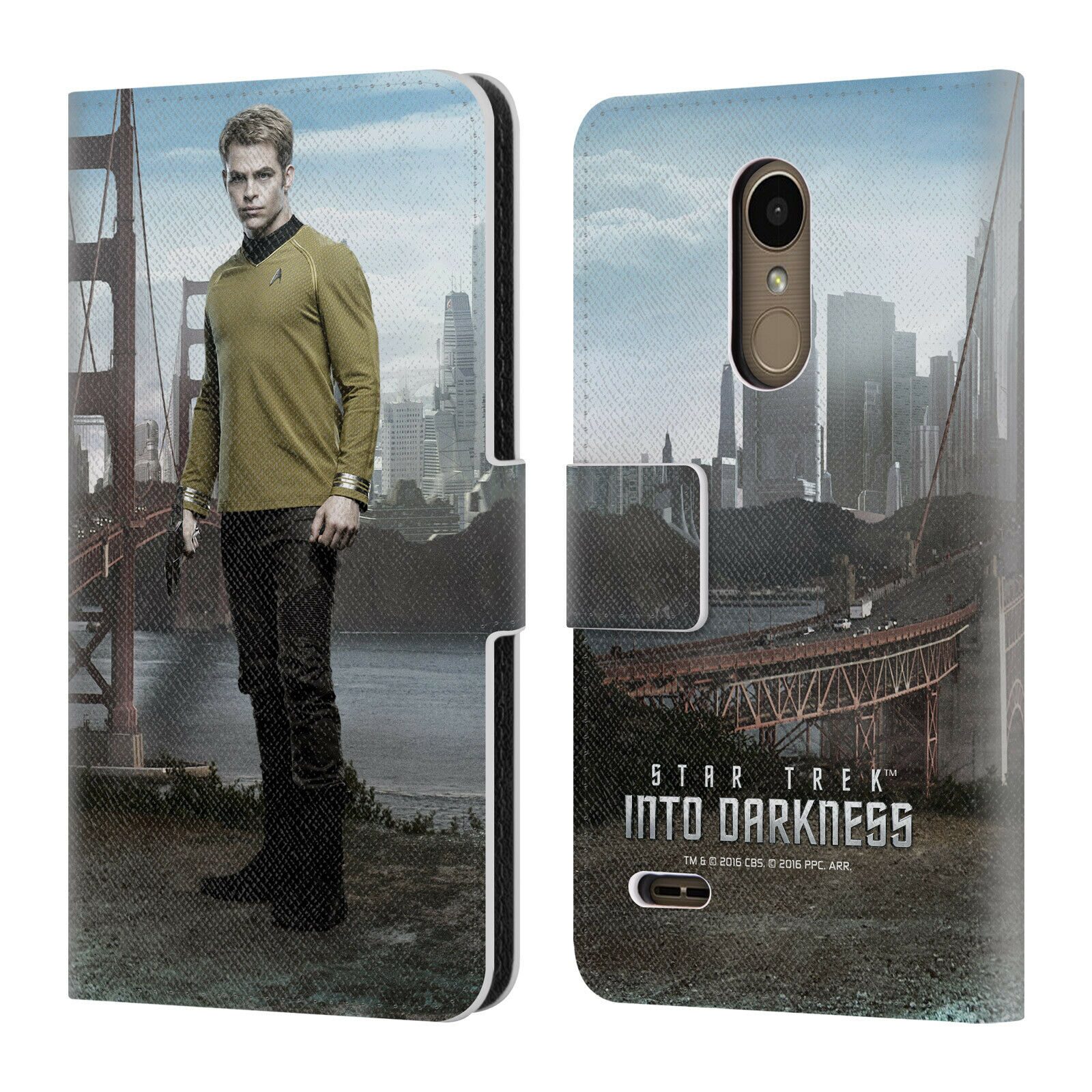 

STAR TREK CHARACTERS INTO DARKNESS XII LEATHER BOOK CASE FOR LG PHONES 1