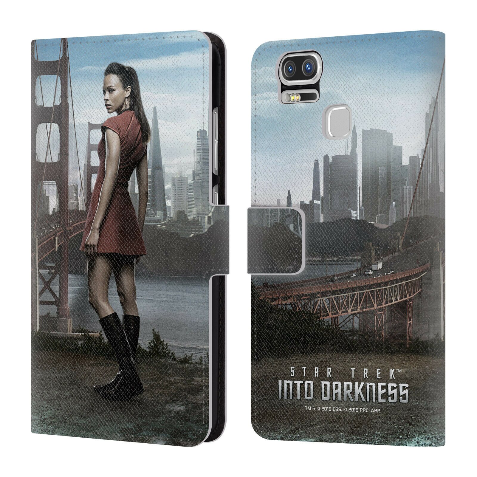 

STAR TREK CHARACTERS INTO DARKNESS XII LEATHER BOOK CASE FOR ASUS ZENFONE PHONES