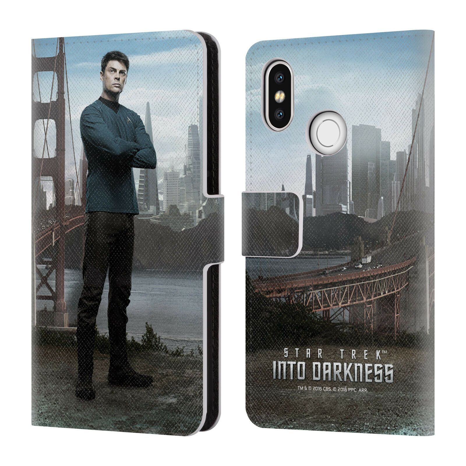 

STAR TREK CHARACTERS INTO DARKNESS XII LEATHER BOOK CASE FOR XIAOMI PHONES