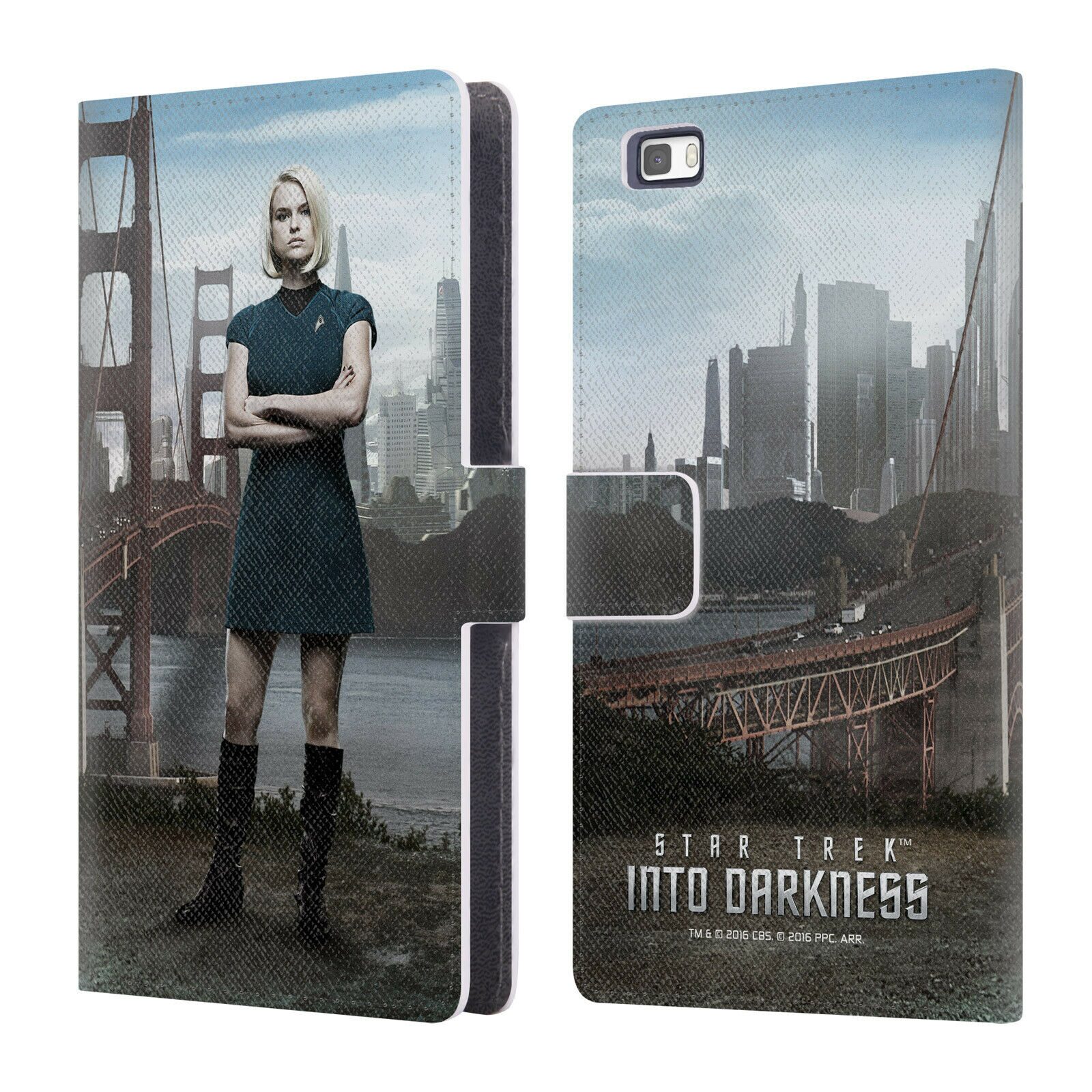 

STAR TREK CHARACTERS INTO DARKNESS XII LEATHER BOOK CASE FOR HUAWEI PHONES 2