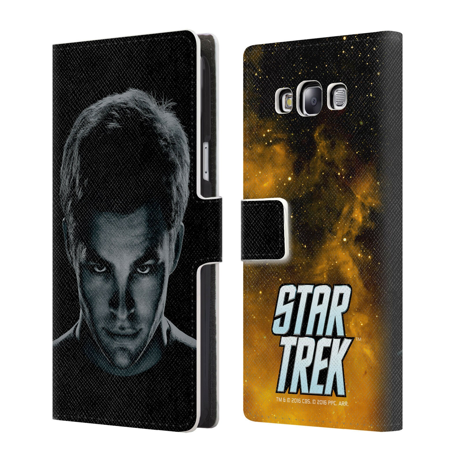 

STAR TREK CHARACTERS REBOOT XI LEATHER BOOK WALLET CASE FOR SAMSUNG PHONES 3