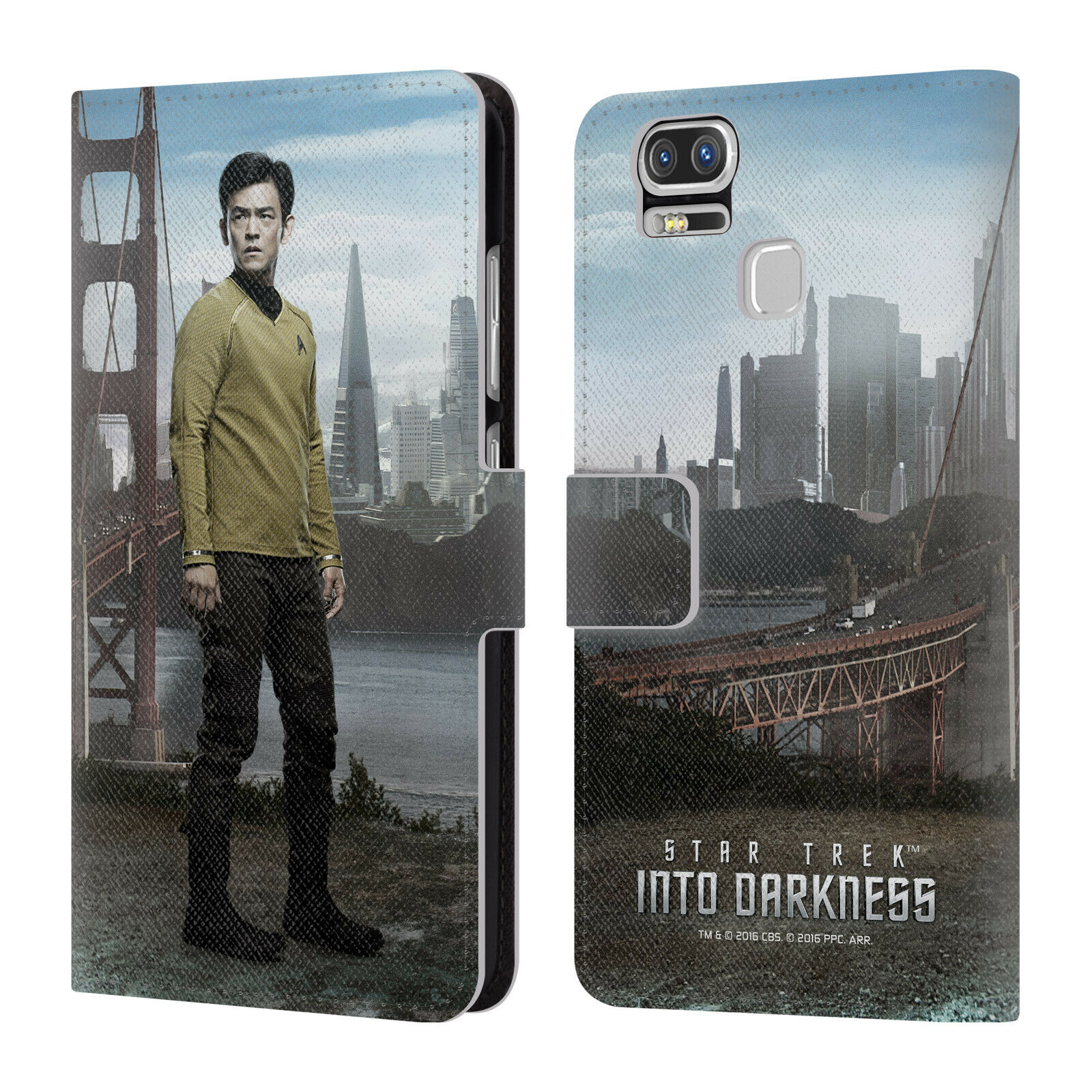 

STAR TREK CHARACTERS INTO DARKNESS XII LEATHER BOOK CASE FOR ASUS ZENFONE PHONES