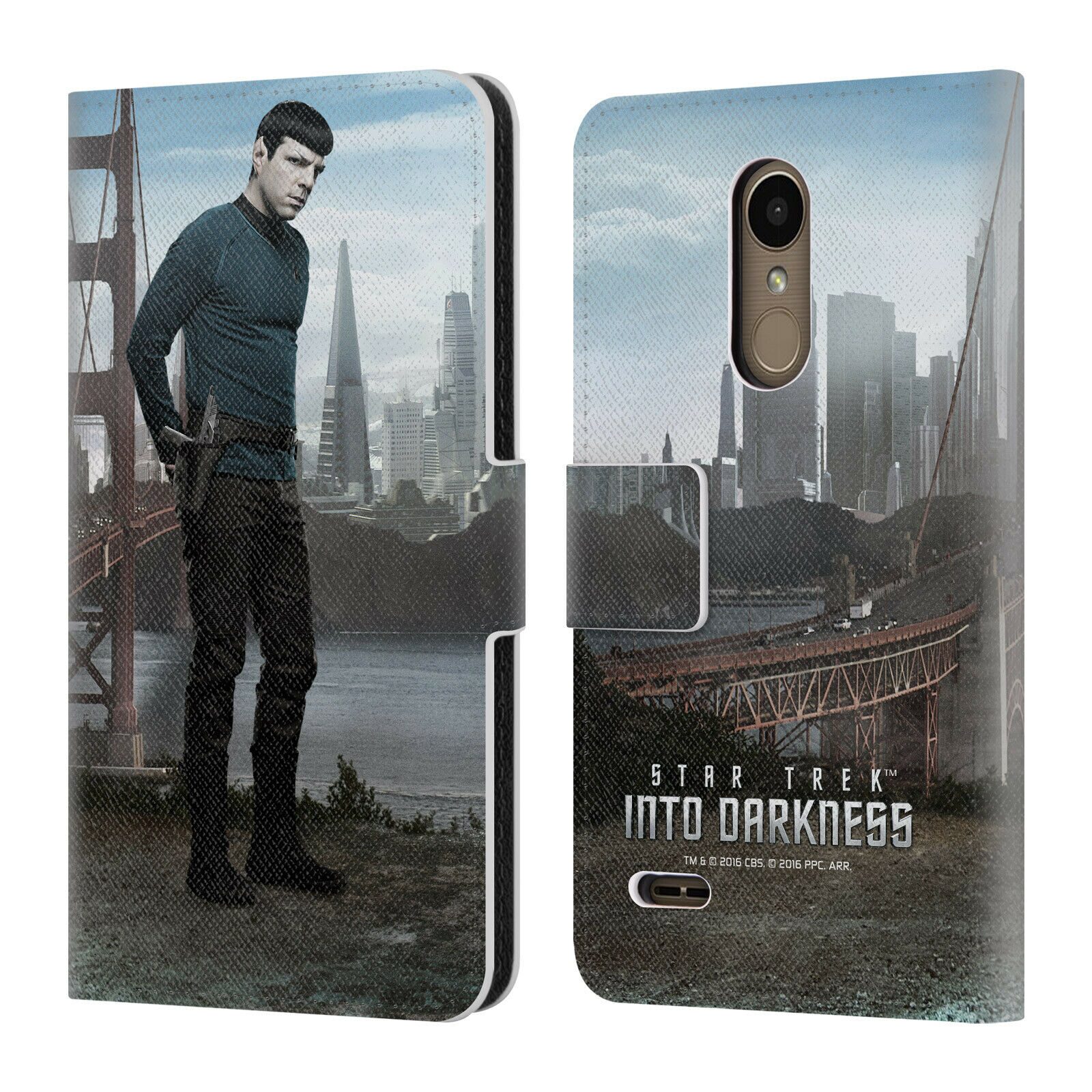 

STAR TREK CHARACTERS INTO DARKNESS XII LEATHER BOOK CASE FOR LG PHONES 1