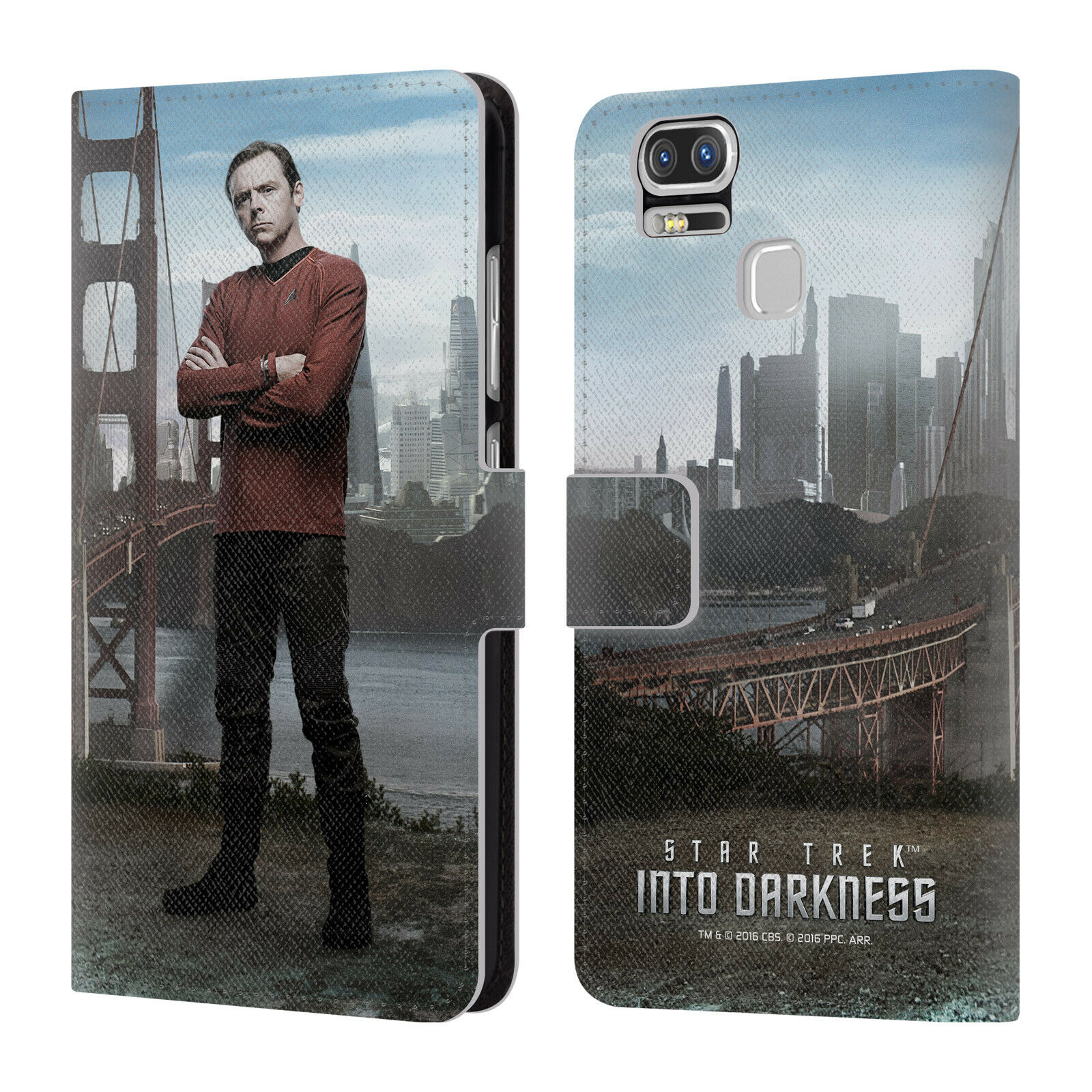 

STAR TREK CHARACTERS INTO DARKNESS XII LEATHER BOOK CASE FOR ASUS ZENFONE PHONES