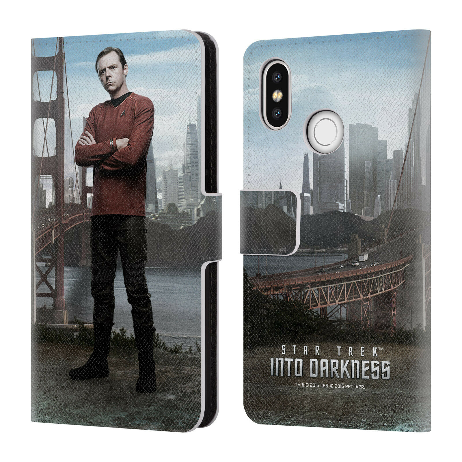 

STAR TREK CHARACTERS INTO DARKNESS XII LEATHER BOOK CASE FOR XIAOMI PHONES
