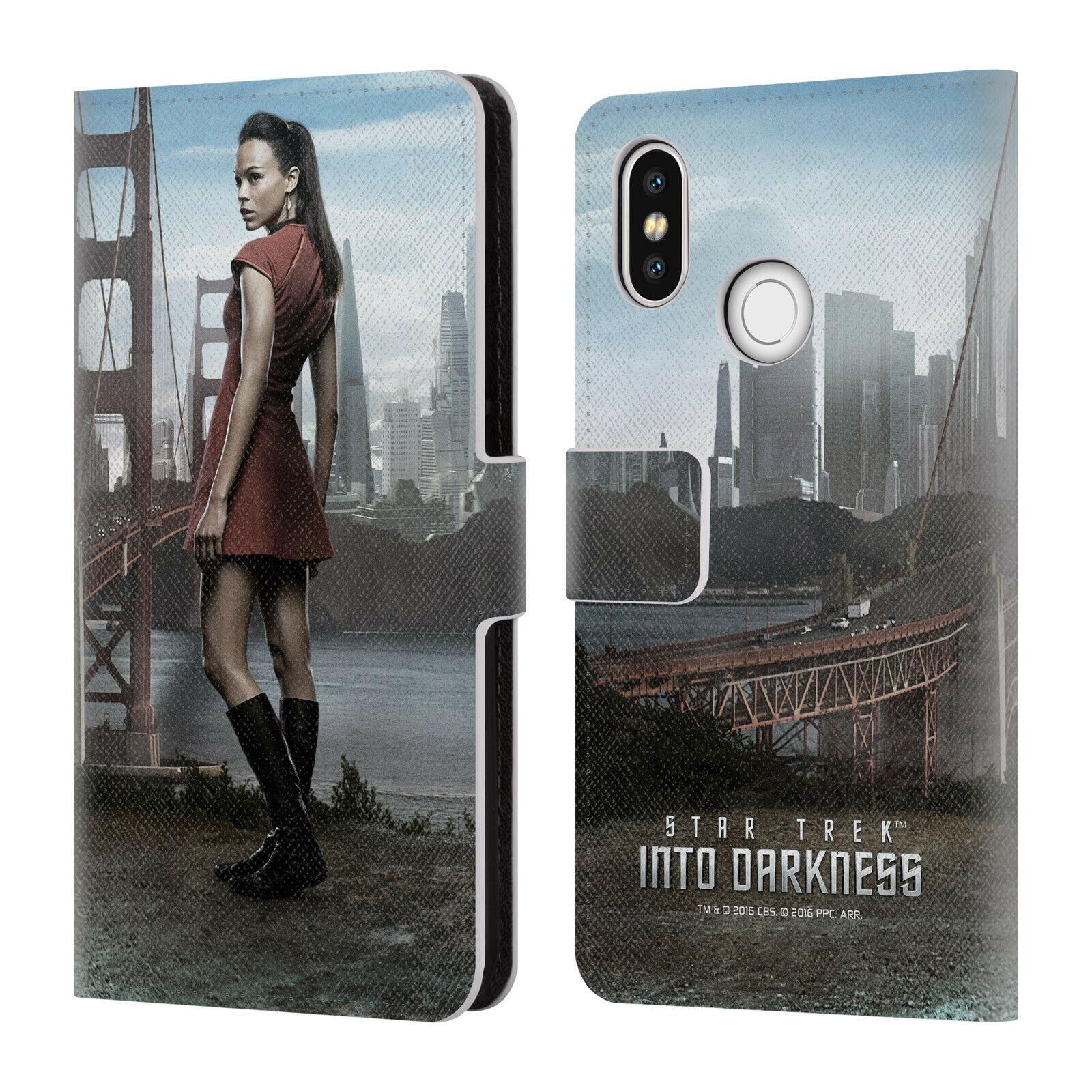 

STAR TREK CHARACTERS INTO DARKNESS XII LEATHER BOOK CASE FOR XIAOMI PHONES