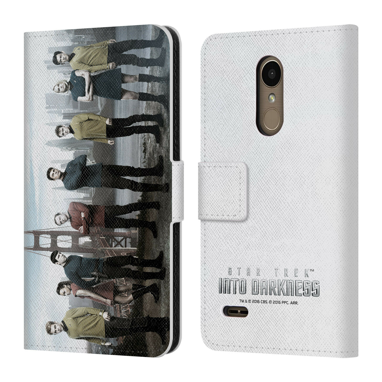 

STAR TREK CHARACTERS INTO DARKNESS XII LEATHER BOOK CASE FOR LG PHONES 1