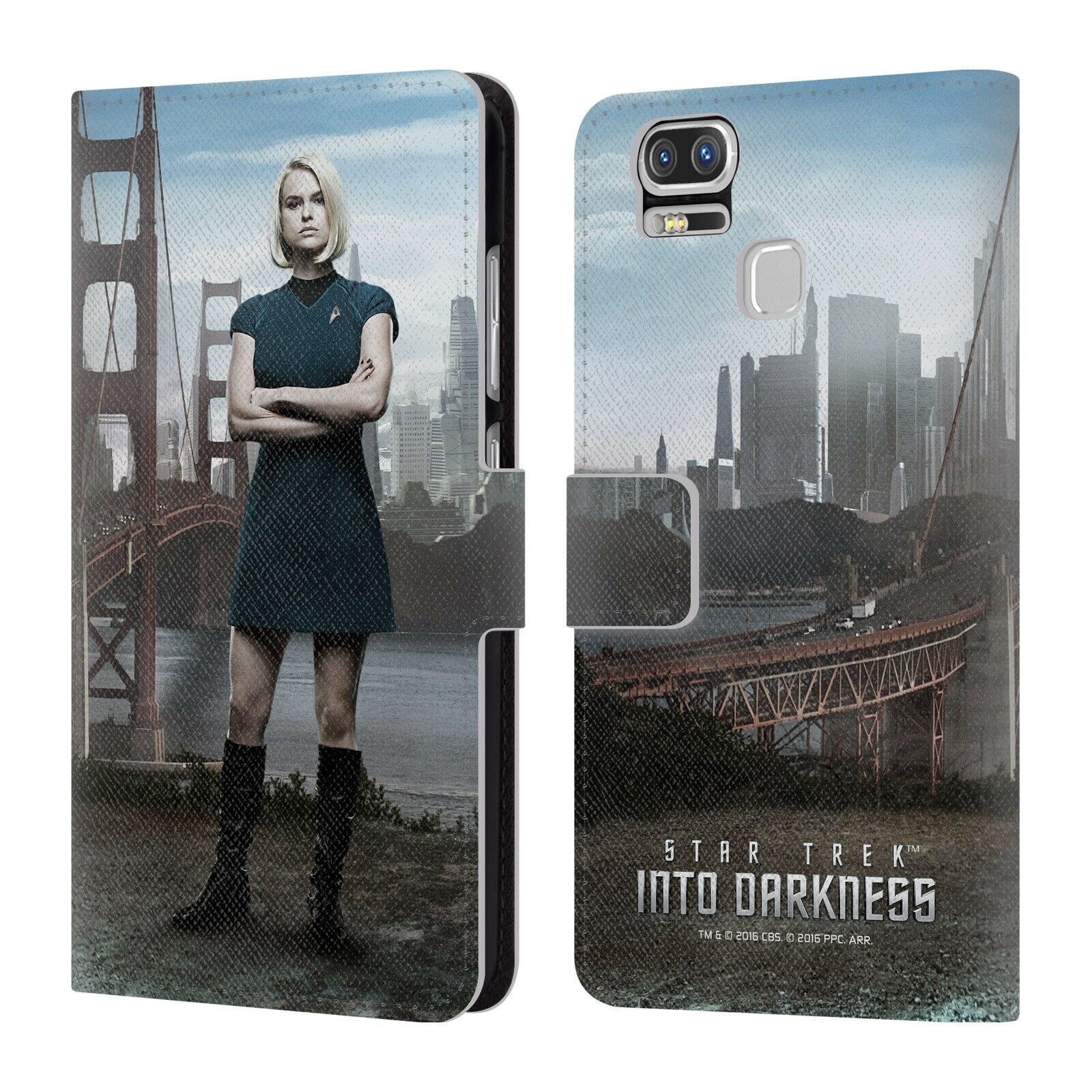 

STAR TREK CHARACTERS INTO DARKNESS XII LEATHER BOOK CASE FOR ASUS ZENFONE PHONES