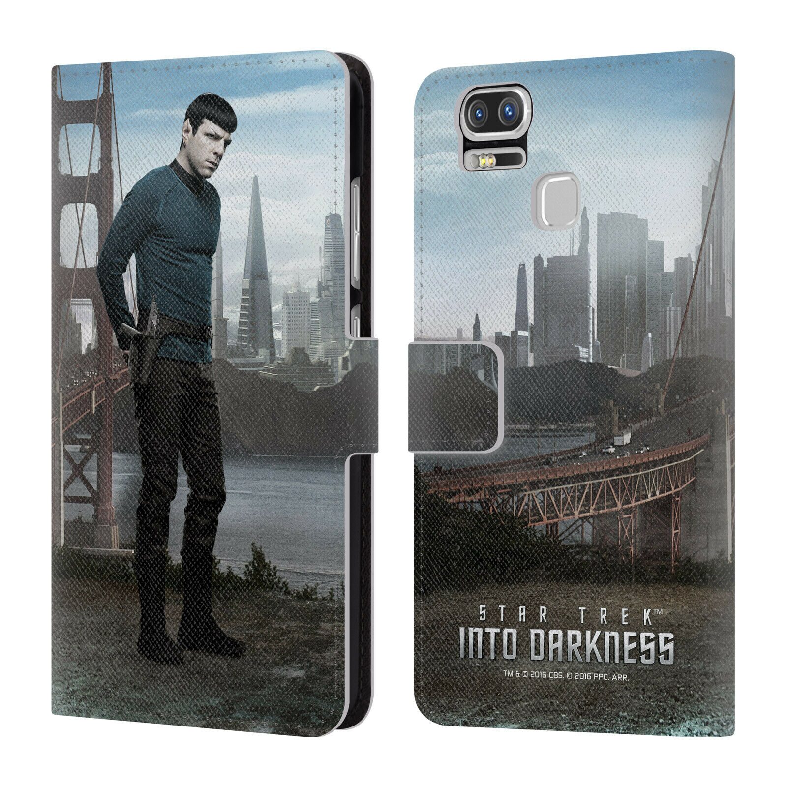 

STAR TREK CHARACTERS INTO DARKNESS XII LEATHER BOOK CASE FOR ASUS ZENFONE PHONES