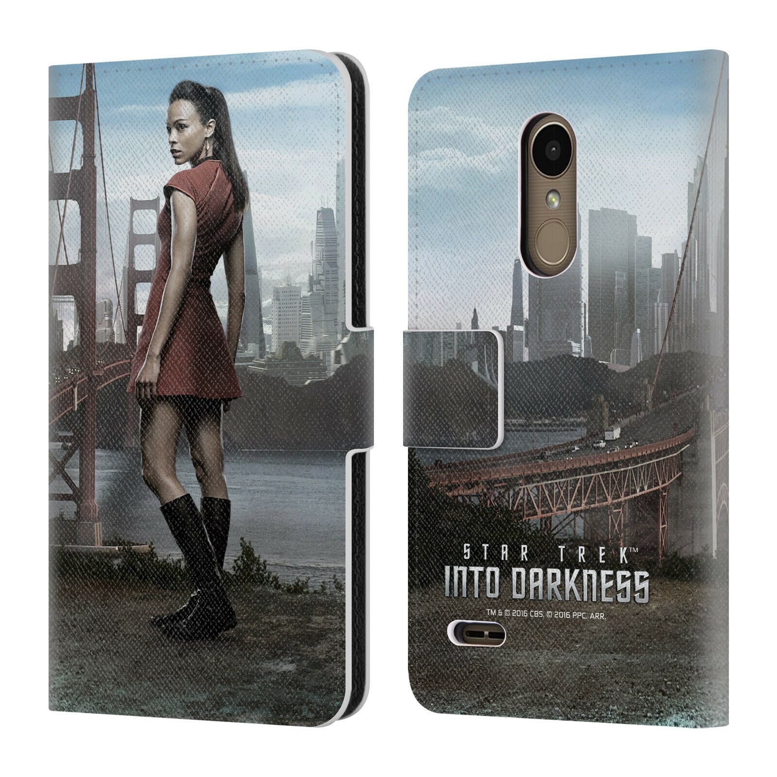 

STAR TREK CHARACTERS INTO DARKNESS XII LEATHER BOOK CASE FOR LG PHONES 1