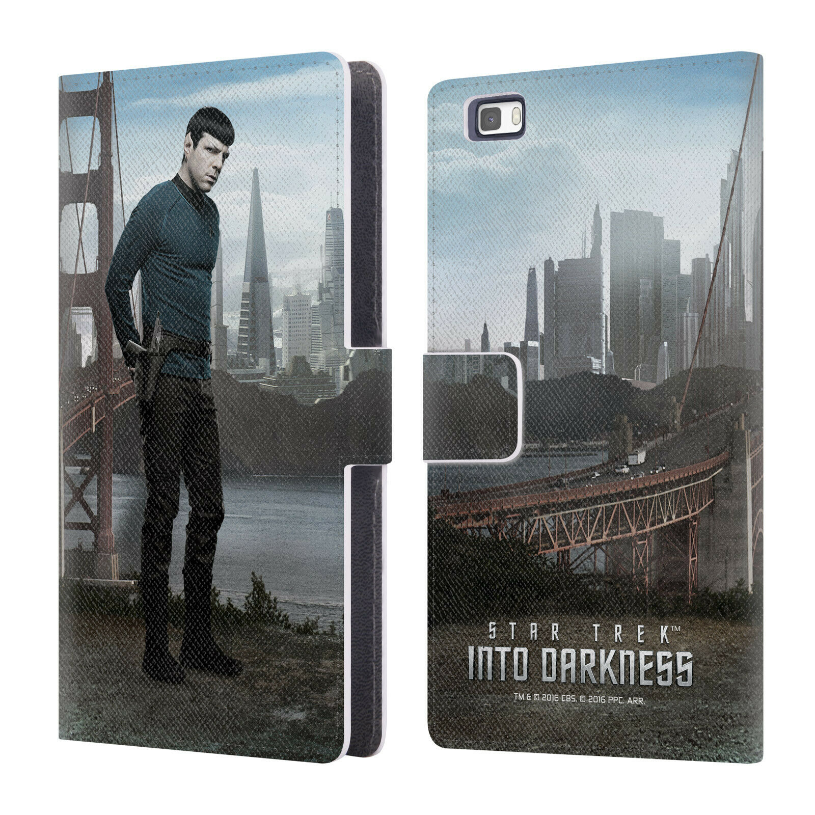 

STAR TREK CHARACTERS INTO DARKNESS XII LEATHER BOOK CASE FOR HUAWEI PHONES 2