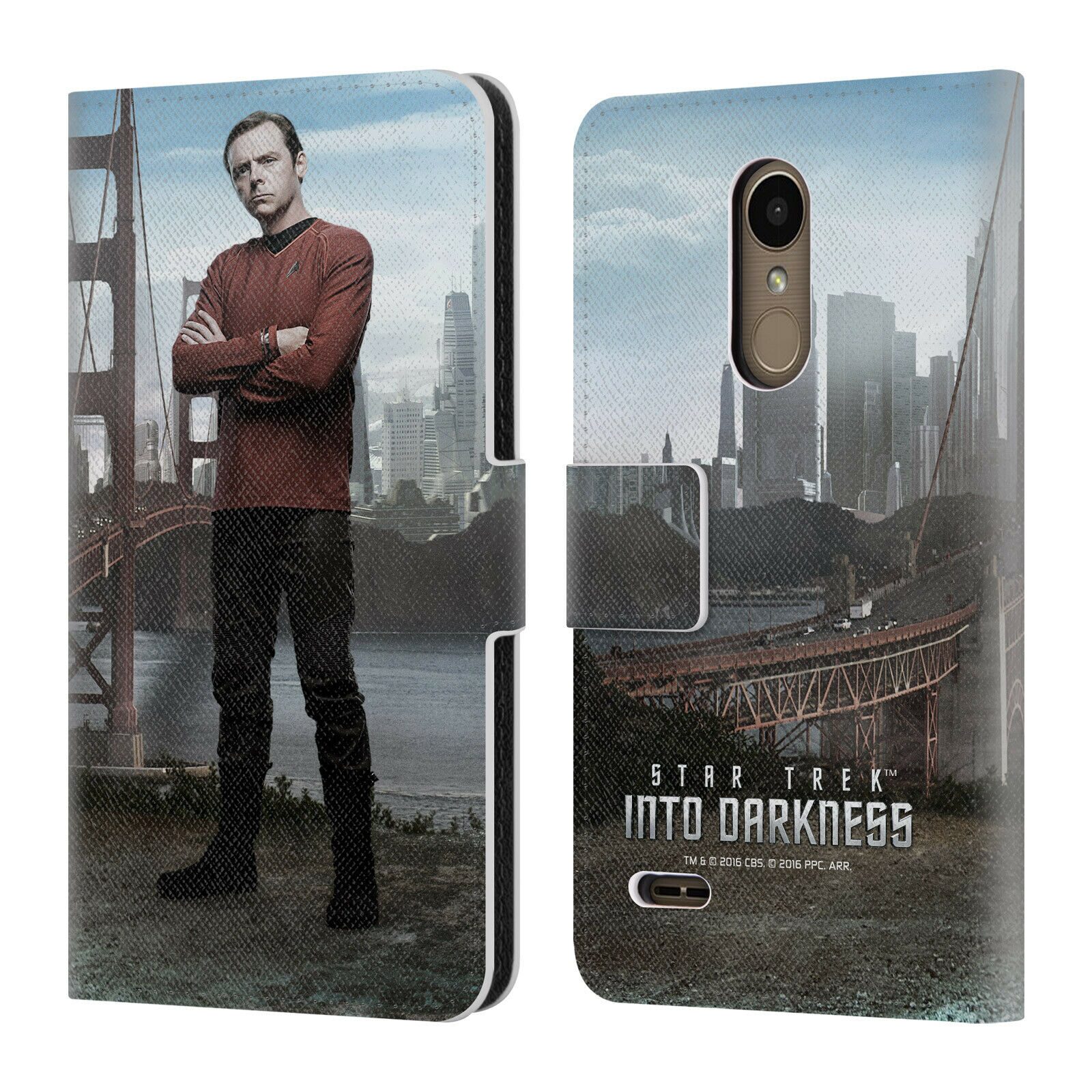 

STAR TREK CHARACTERS INTO DARKNESS XII LEATHER BOOK CASE FOR LG PHONES 1